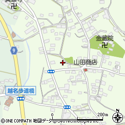 栃木県佐野市越名町382-3周辺の地図