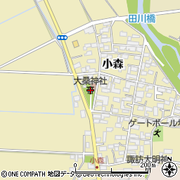 大桑神社周辺の地図