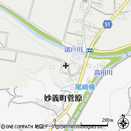 群馬県富岡市妙義町諸戸894-2周辺の地図