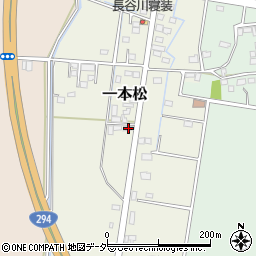 茨城県筑西市一本松403-5周辺の地図