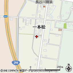 茨城県筑西市一本松403周辺の地図