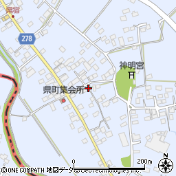栃木県足利市県町1368周辺の地図