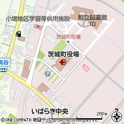 茨城町役場周辺の地図