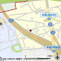 群馬県藤岡市中島500-1周辺の地図