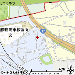 群馬県藤岡市森新田256-4周辺の地図