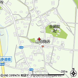 栃木県佐野市越名町801周辺の地図