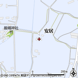 茨城県笠間市安居2434周辺の地図