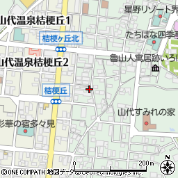 石川県加賀市山代温泉カ周辺の地図