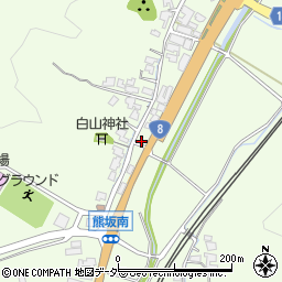 石川県加賀市熊坂町サ周辺の地図