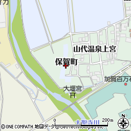 石川県加賀市保賀町イ周辺の地図