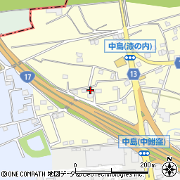 群馬県藤岡市中島500-6周辺の地図