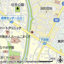 群馬県太田市浜町70-1周辺の地図