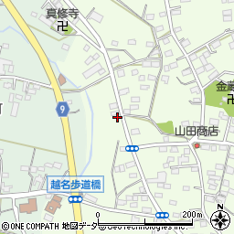 栃木県佐野市越名町272-2周辺の地図