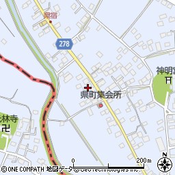 栃木県足利市県町1440-2周辺の地図