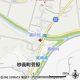 群馬県富岡市妙義町諸戸898周辺の地図