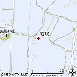 茨城県笠間市安居2435周辺の地図