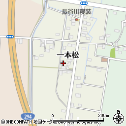 茨城県筑西市一本松372周辺の地図