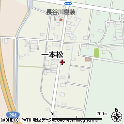茨城県筑西市一本松425周辺の地図