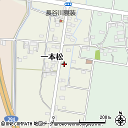 茨城県筑西市一本松181周辺の地図