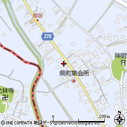 栃木県足利市県町1440周辺の地図