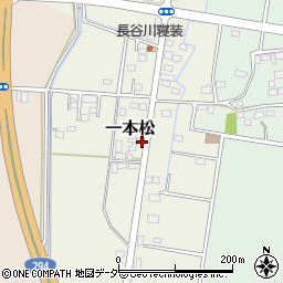 茨城県筑西市一本松368-1周辺の地図