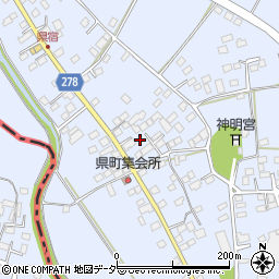 栃木県足利市県町1445周辺の地図