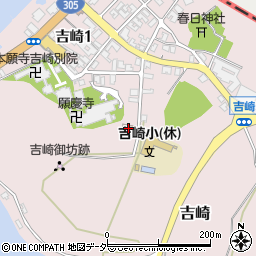 吉崎公民館周辺の地図