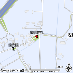 厳嶋神社周辺の地図