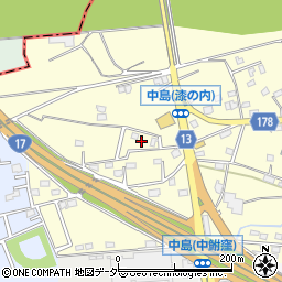 群馬県藤岡市中島528周辺の地図