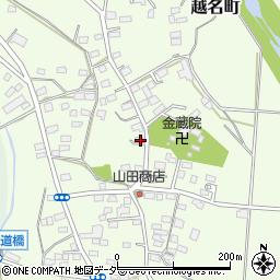 栃木県佐野市越名町794-1周辺の地図
