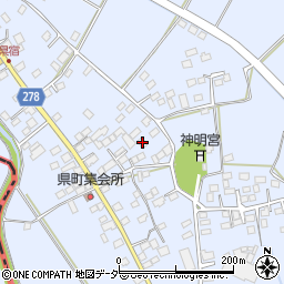 栃木県足利市県町1361周辺の地図