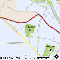 玉取神社周辺の地図