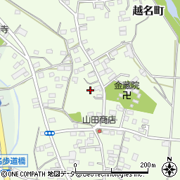 栃木県佐野市越名町795周辺の地図