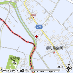 栃木県足利市県町1458周辺の地図