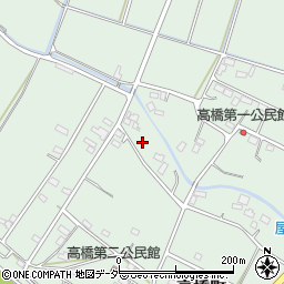 栃木県佐野市高橋町502周辺の地図