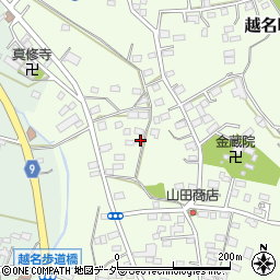 栃木県佐野市越名町806-1周辺の地図