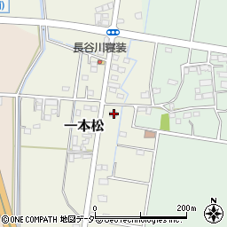 茨城県筑西市一本松179周辺の地図