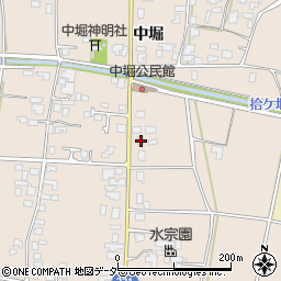 長野県安曇野市堀金烏川3584周辺の地図