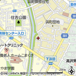 群馬県太田市浜町70-19周辺の地図