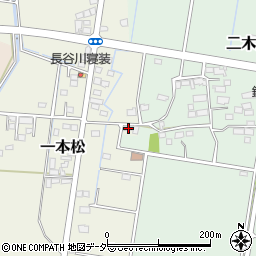 茨城県筑西市一本松170周辺の地図
