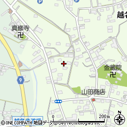栃木県佐野市越名町816-1周辺の地図
