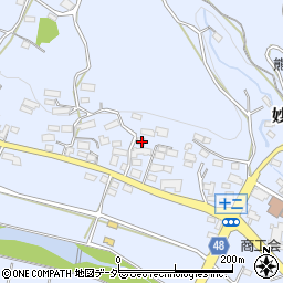 群馬県富岡市妙義町上高田375周辺の地図