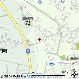 栃木県佐野市越名町268-1周辺の地図