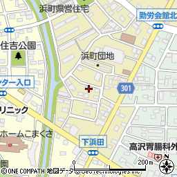群馬県太田市浜町69-22周辺の地図