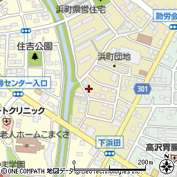 群馬県太田市浜町69-10周辺の地図