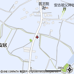 茨城県笠間市安居2519周辺の地図