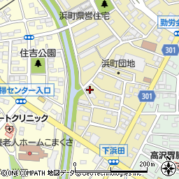 群馬県太田市浜町69-12周辺の地図