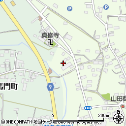栃木県佐野市越名町266-2周辺の地図