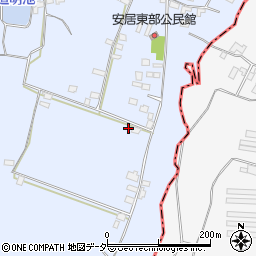 茨城県笠間市安居1179周辺の地図