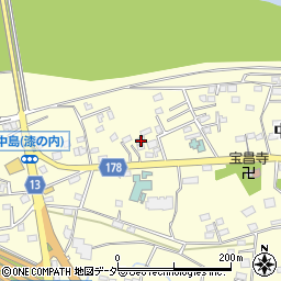 群馬県藤岡市中島567周辺の地図